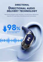 Monster MQO33 Wireless Bluetooth 5.4 Earphones Dolby Immersive Sound HD Call Headphones Sports Noise Reduction Open Ear Earbuds