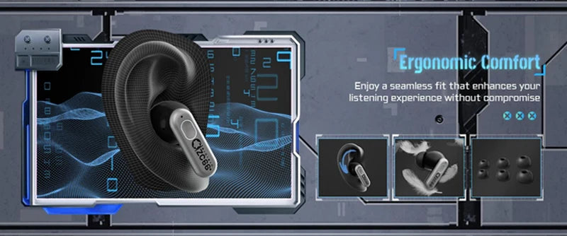ZOMBIESCAT B5 TWS Bluetooth 5.4 Earphones 38ms Game Mode HD Call Noise Reduction Headphones 60H Long Endurance Gaming Headsets