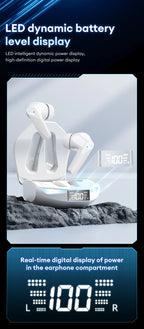New Lenovo XT53 Wireless Bluetooth Earphones Low Latency Gaming Headphones HIFI Quality Sound HD Voice Noise Cancelling Earbuds