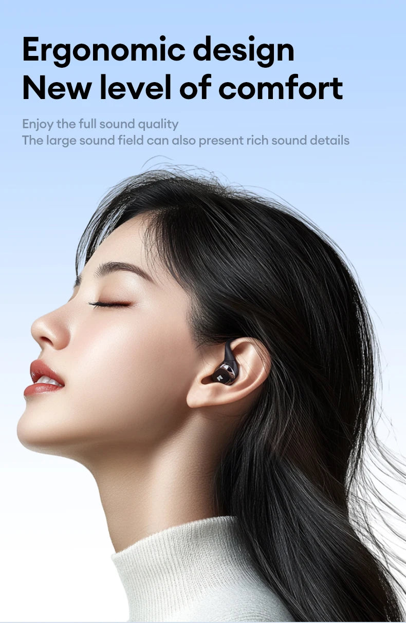 Monster MQO33 Wireless Bluetooth 5.4 Earphones Dolby Immersive Sound HD Call Headphones Sports Noise Reduction Open Ear Earbuds