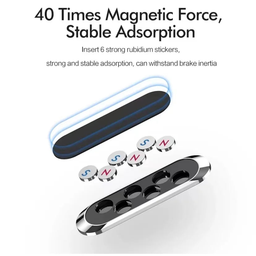 Vehicle Support With Magnetic Magnet Discretive Car Panel Gps
